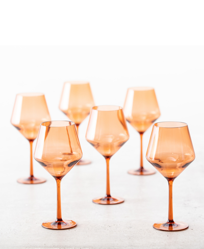 Fortessa Sole Outdoor Cabernet Wine Glasses, 22oz In Terra Cotta