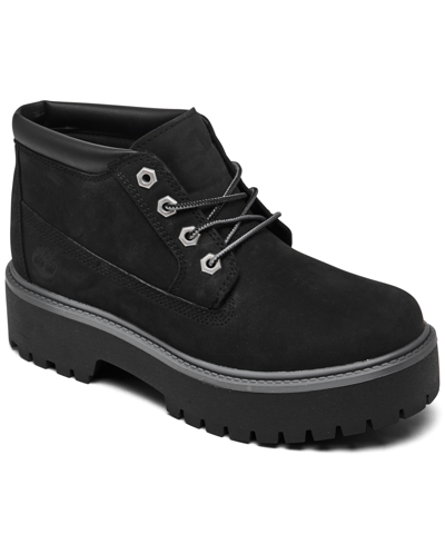Timberland Women's Nellie Stone Street Water-resistant Boots From Finish Line In Jet Black