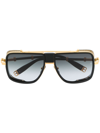 Balmain X Akoni Gradient Tinted Oversized Sunglasses In Black