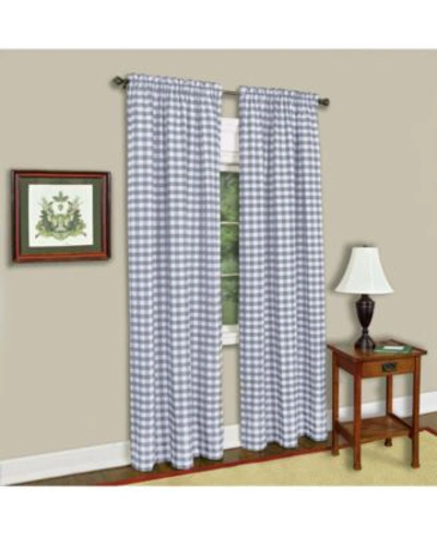 Achim Buffalo Check Window Curtain Panels In Yellow