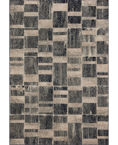 Loloi Ii Bowery Bowebow-03 2'3" X 4' Area Rug In Gray,sand