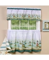 ACHIM HAMPTONS TIER VALANCE WINDOW CURTAIN SETS