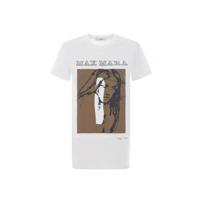 Max Mara Divina T-shirt In White