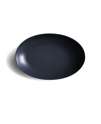 Year & Day Oval Low Serving Bowl, 18" In Midnight