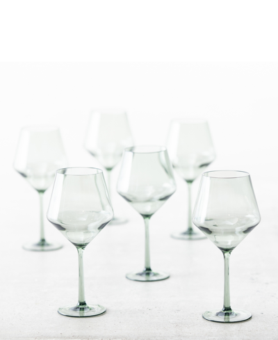 Fortessa Sole Outdoor Sauvignon Blanc Wine Glasses, 13oz In Sage