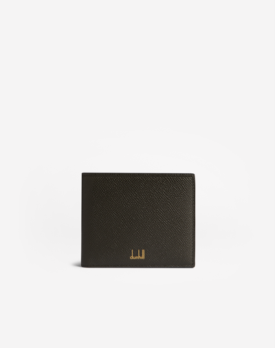 Dunhill Cadogan 4cc & Coin Purse Billfold In Black