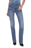 Good American Good Icon High Waist Straight Leg Jeans In Indigo575
