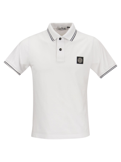 STONE ISLAND STONE ISLAND SLIM COTTON POLO SHIRT