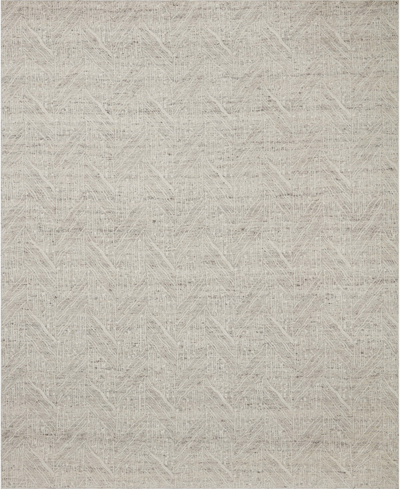 Loloi Raven Rav-01 5'6" X 8'6" Area Rug In Silver