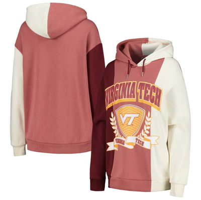 Gameday Couture Maroon Virginia Tech Hokies Hall Of Fame Colourblock Pullover Hoodie