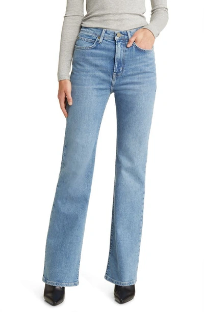 Frame The Slim Stacked Straight Leg Jeans In Blue