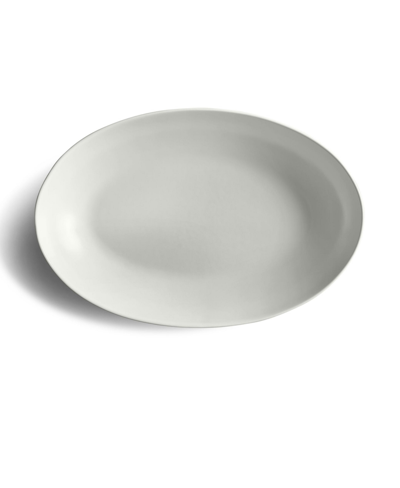Year & Day Oval Low Serving Bowl In Fog