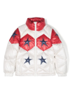 PERFECT MOMENT WHITE QUILTED STAR PUFFER JACKET