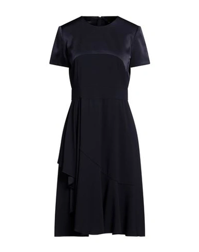Paule Ka Woman Mini Dress Midnight Blue Size 8 Triacetate, Polyester