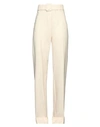 Imperial Woman Pants Cream Size L Polyester In White