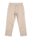 L:ú L:ú By Miss Grant Toddler Girl Pants Beige Size 6 Cotton, Elastane In Beige