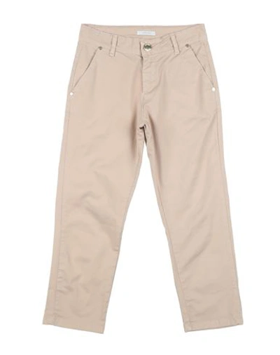 L:ú L:ú By Miss Grant Kids'  Toddler Girl Pants Beige Size 6 Cotton, Elastane