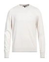 Armani Exchange Man Sweater Off White Size Xl Cotton, Cashmere