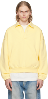 ESSENTIALS YELLOW LONG SLEEVE POLO