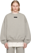 ESSENTIALS GRAY CREWNECK SWEATSHIRT