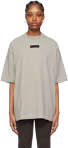 ESSENTIALS GRAY CREWNECK T-SHIRT