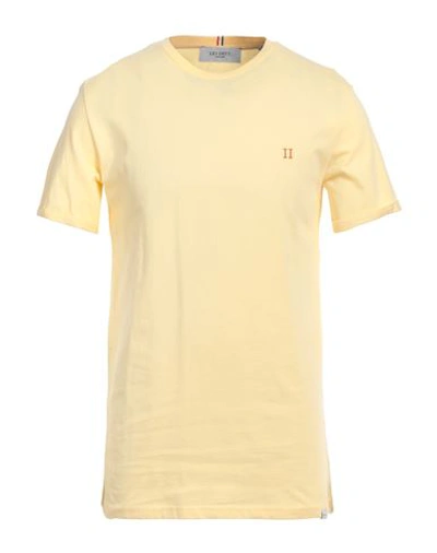 Les Deux Man T-shirt Light Yellow Size M Cotton In Yellow