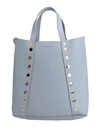 Zanellato Woman Handbag Light Blue Size - Soft Leather