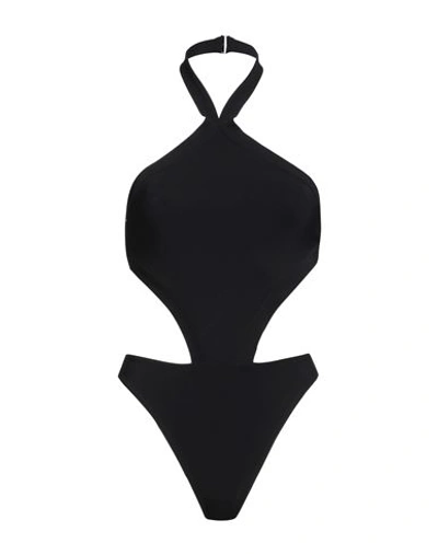 Alaïa Woman One-piece Swimsuit Black Size 6 Polyamide, Elastane