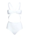 Alaïa Woman One-piece Swimsuit White Size 6 Polyamide, Elastane