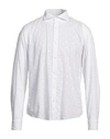 Tintoria Mattei 954 Man Shirt White Size 16 Cotton