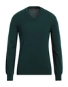 Dolce & Gabbana Man Sweater Dark Green Size 38 Cashmere