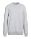 Gran Sasso Man Sweater Light Grey Size 48 Virgin Wool, Cashmere, Viscose In Grey