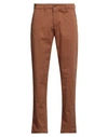 Falko Rosso® Falko Rosso Man Pants Brown Size 38 Cotton, Elastane