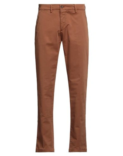 Falko Rosso® Falko Rosso Man Pants Brown Size 38 Cotton, Elastane