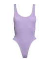 Reina Olga Woman One-piece Swimsuit Lilac Size Onesize Polyamide, Elastane In Purple
