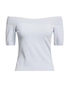 Alexander Mcqueen Woman Sweater Sky Blue Size L Viscose, Polyester