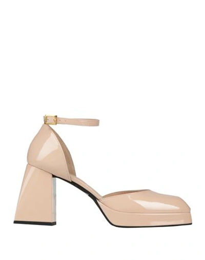 Giampaolo Viozzi Sandal Woman Pumps Light Pink Size 10 Soft Leather