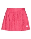Ea7 Woman Mini Skirt Fuchsia Size M Polyamide, Elastane, Polyester In Pink