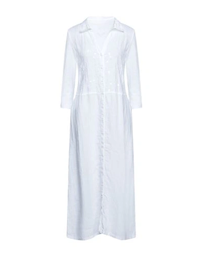 120% Lino Woman Shirt White Size L Linen