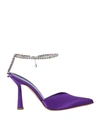 Aldo Castagna Woman Pumps Purple Size 9 Soft Leather