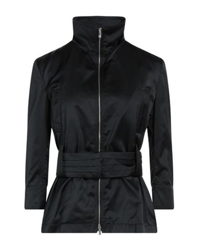 Husky Woman Jacket Black Size 6 Polyester, Polyurethane