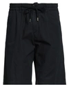Perfection Man Shorts & Bermuda Shorts Midnight Blue Size 34 Cotton