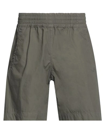 The Editor Man Shorts & Bermuda Shorts Military Green Size L Cotton