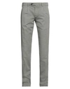 Addiction Man Pants Grey Size 38 Cotton, Elastane