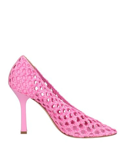 Casadei Woman Pumps Pink Size 9 Leather