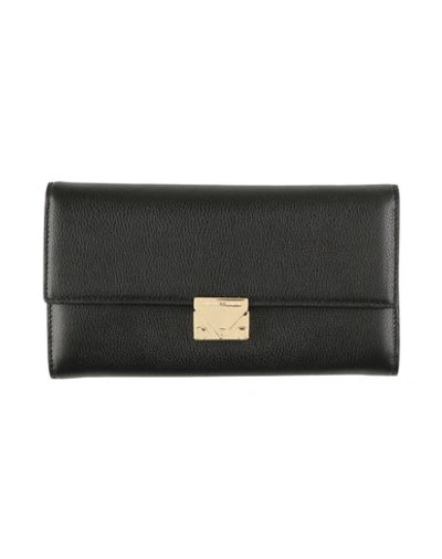 Emporio Armani Woman Wallet Black Size - Calfskin