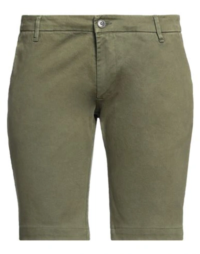 One Seven Two Man Pants Military Green Size 38 Cotton, Elastane