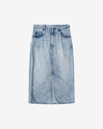 Isabel Marant Tilauria Skirt In Blue