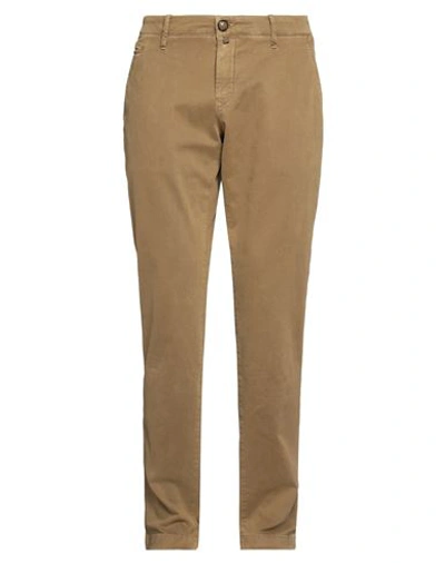 Jacob Cohёn Man Pants Khaki Size 35 Cotton, Elastane, Polyester In Beige