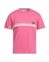 GCDS GCDS MAN T-SHIRT PINK SIZE XL COTTON